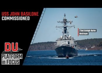 What makes Arleigh Burke destroyer USS John Basilone a mighty warship ?