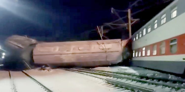 One dead and dozens injured in train collision in Russia