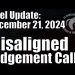 Intel Update – Dec. 21 – Misaligned Judgement Calls