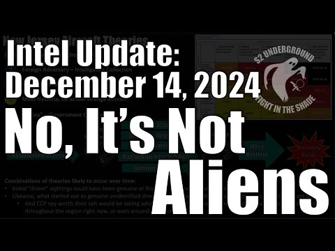 Intel Update – Dec. 14 – No, It’s Not Aliens