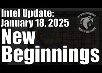 Intel Update – Jan 18 – New Beginnings