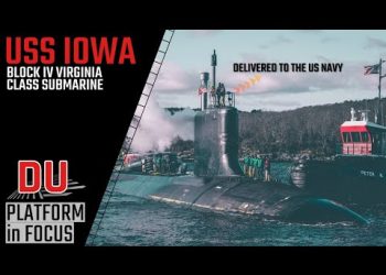how mighty is the latest Virginia class submarine #USSIowa ?