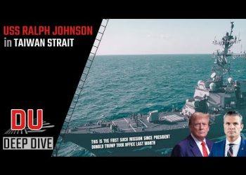 USS Ralph Johnson in #taiwanstrait  | Makes China angry !