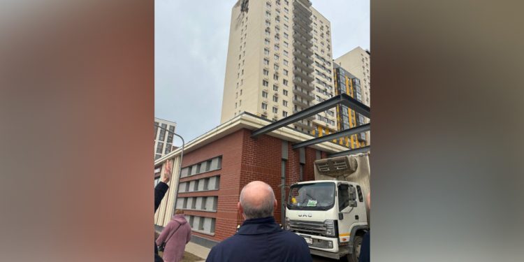 OSCE chief taken to Ukrainian drone attack site near Moscow (PHOTOS)