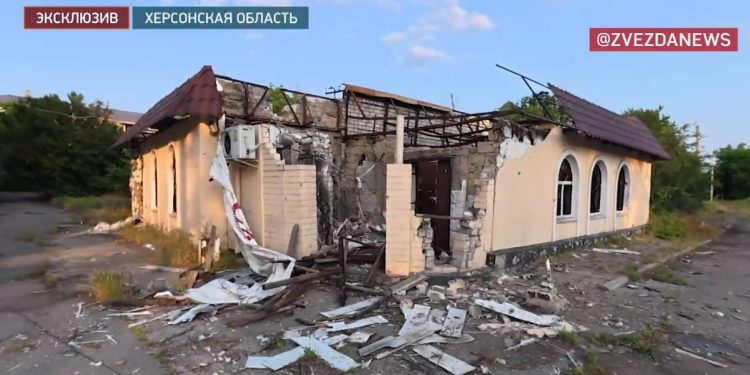 Russian press crew hit by Ukrainian drones