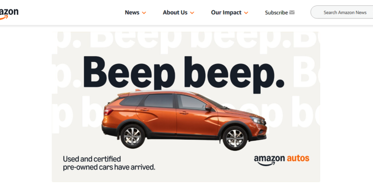 Amazon uses Lada to promote new auto service