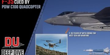 Why PDW C100 quadcopter cuing F-35 for strikes will revolutionize warfare?