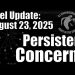 Intel Update – August 30 – Persistent Concerns