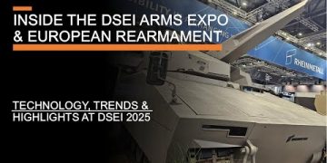 Inside the DSEI Arms Exhibition & European Rearmament – Tech, Trends & Highlights at DSEI 2025