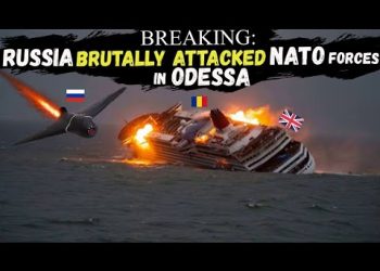RUSSIA’s most Classified UAV BANDEROLE sank a Large Romanian Ferry Boat with UK Mercenaries on Board