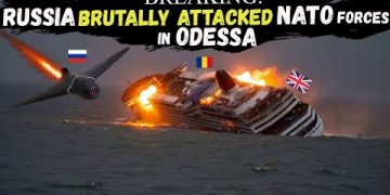 RUSSIA’s most Classified UAV BANDEROLE sank a Large Romanian Ferry Boat with UK Mercenaries on Board