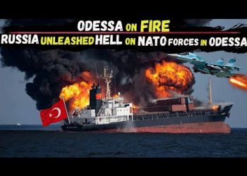 Russia Sank a 190-Meter-Long Turkish Vessel and Wiped Out a British Marine Terminal in ODESSA