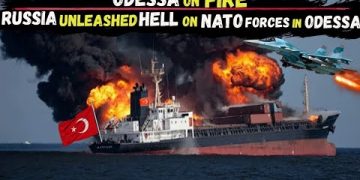 Russia Sank a 190-Meter-Long Turkish Vessel and Wiped Out a British Marine Terminal in ODESSA