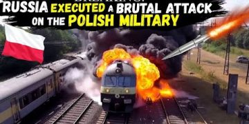POLAND’s Military Train with Polish Officers and Dozens of ‘ABRAMS’ Tanks on Board was Blown to BITS