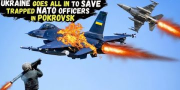 UKRAINE, using F-16 Fighters, Failed another Desperate Attempt to save Encircled NATO Officers