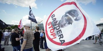 The EU’s top diplomat casually rewrites WWII history on her way to WWIII