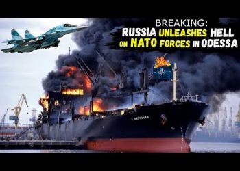 RUSSIA Sank a 670-FT-Long NATO Vessel, right after a Secret Database of ODESSA Port was Leaked