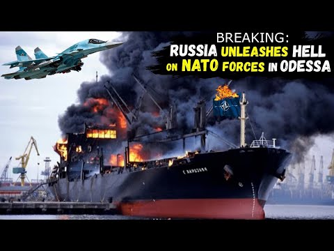 RUSSIA Sank a 670-FT-Long NATO Vessel, right after a Secret Database of ODESSA Port was Leaked