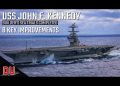 How USS John F. Kennedy improves on Nimitz class super-carriers?