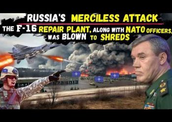 MiG-31 Strike Fighters Wiped Out a Group of Elite NATO Military Specialists at the F-16 Repair Plant