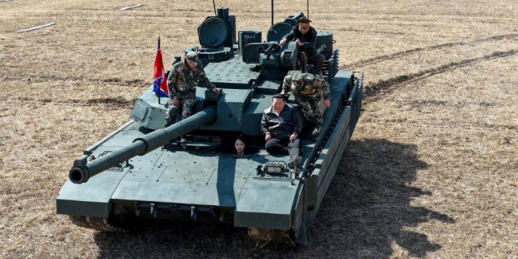 Kim’s daughter ‘drives tank’ during North Korean war drills (VIDEO, PHOTOS)