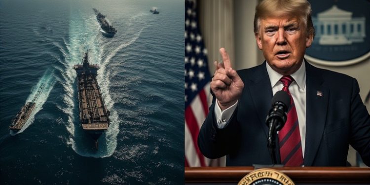 Empty Strait of Hormuz shipping lanes as Trump demands allies form naval coalition — Day 17 of Operation Epic Fury, March 16 2026
