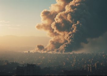 Smoke rises over Tehran as Israeli airstrikes hit the Iranian capital on Nowruz, the Persian New Year — Day 21 of Operation Epic Fury, March 20 2026