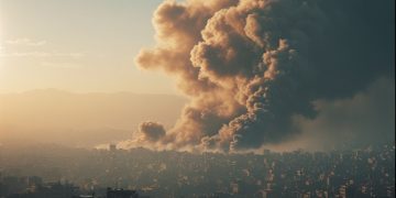 Smoke rises over Tehran as Israeli airstrikes hit the Iranian capital on Nowruz, the Persian New Year — Day 21 of Operation Epic Fury, March 20 2026