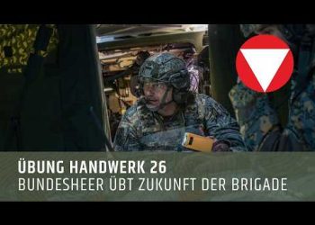 Übung HANDWERK 26: Bundesheer trainiert Brigadeeinsatz mit Simulator