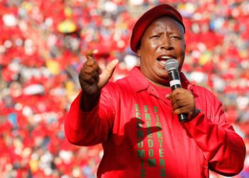 South African politician jailed for firing gun at rally