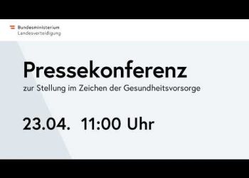 Pressekonferenz zur Stellung im Zeichen der Gesundheitsvorsorge
