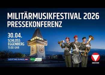 Pressekonferenz Präsentation des Militärmusikfestivals 2026 in Graz