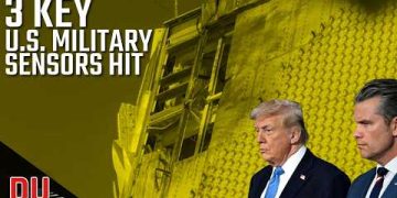 What key US military sensors have been hit by Iran ?