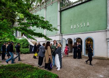 Russian pavilion opens at Venice Biennale despite sanctions and protests