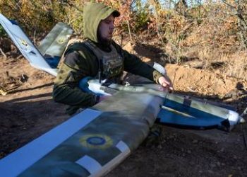 Drone crashes into lake in Baltic state (PHOTO)