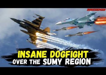 Russian Su-35 for the First Time Downed a US F-16 in an INSANE Dogfight over the Sumy Region
