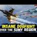 Russian Su-35 for the First Time Downed a US F-16 in an INSANE Dogfight over the Sumy Region