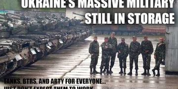 The Total Remaining Ukrainian Military Vehicle Storage