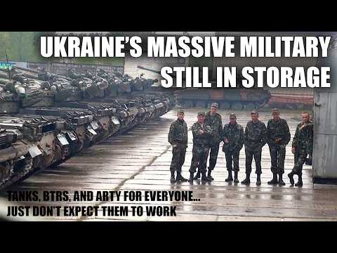 The Total Remaining Ukrainian Military Vehicle Storage