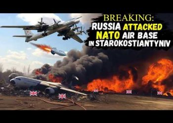 British Air Force Pilots were declared Missing after Russia Struck NATO AirBase in STAROKOSTIANTYNIV