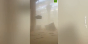WATCH: Drone strike on Kuwait airport caught on security footage