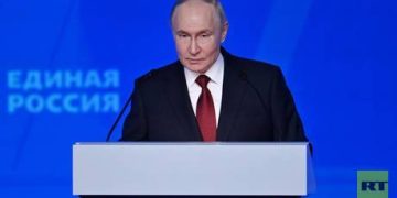 Safeguarding Russia’s future despite ‘unprecedented’ Western pressure: Key takeaways from Putin’s party conference speech