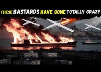 CRIMEA on FIRE┃After receiving intel from the UK, Ukraine struck a FerryBoat with Civilians on BOARD