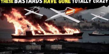 CRIMEA on FIRE┃After receiving intel from the UK, Ukraine struck a FerryBoat with Civilians on BOARD