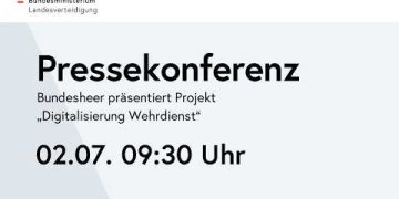 Pressekonferenz Bundesheer präsentiert Projekt „Digitalisierung Wehrdienst“