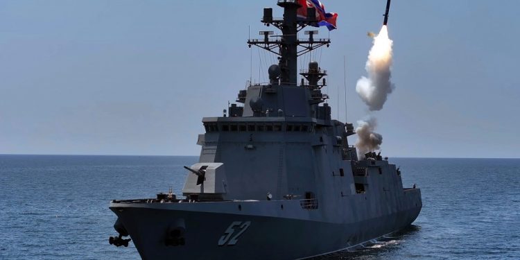 Kim oversees strategic missile test from newest destroyer (PHOTOS)