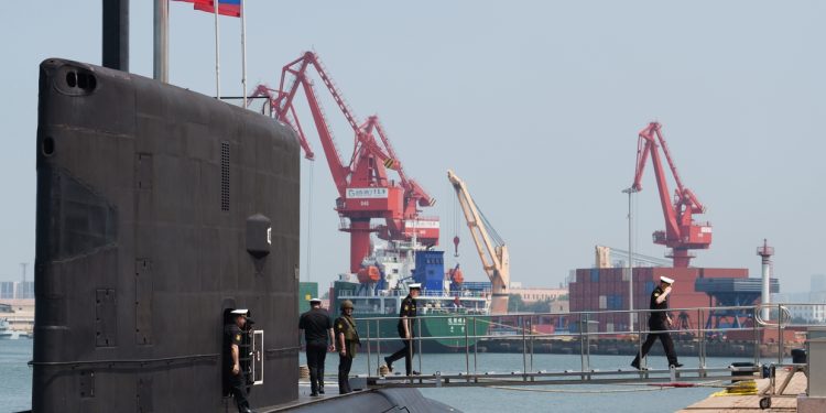 WATCH Russian warships arrive in China