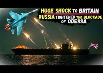 RUSSIA sank a 150-Meter-Long BRITISH Drone Carrier with the help of the Rarest Cruise Missile KH-22