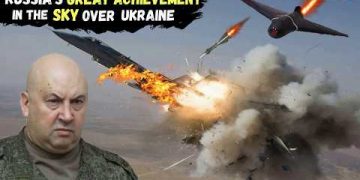 Russia for the First Time downed an Enemy F-16 with an ‘R-73’ missile launched by a ‘GERANIUM’ drone