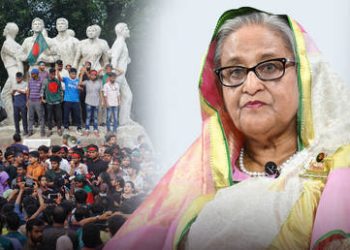 Bangladesh’s ex-PM Hasina makes first public speech after ouster